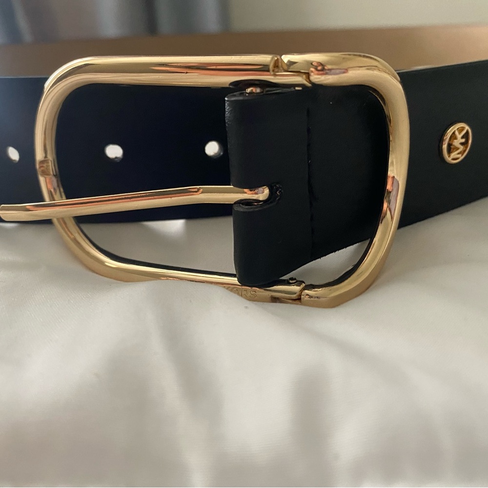 Michael Kors black Leather Belt